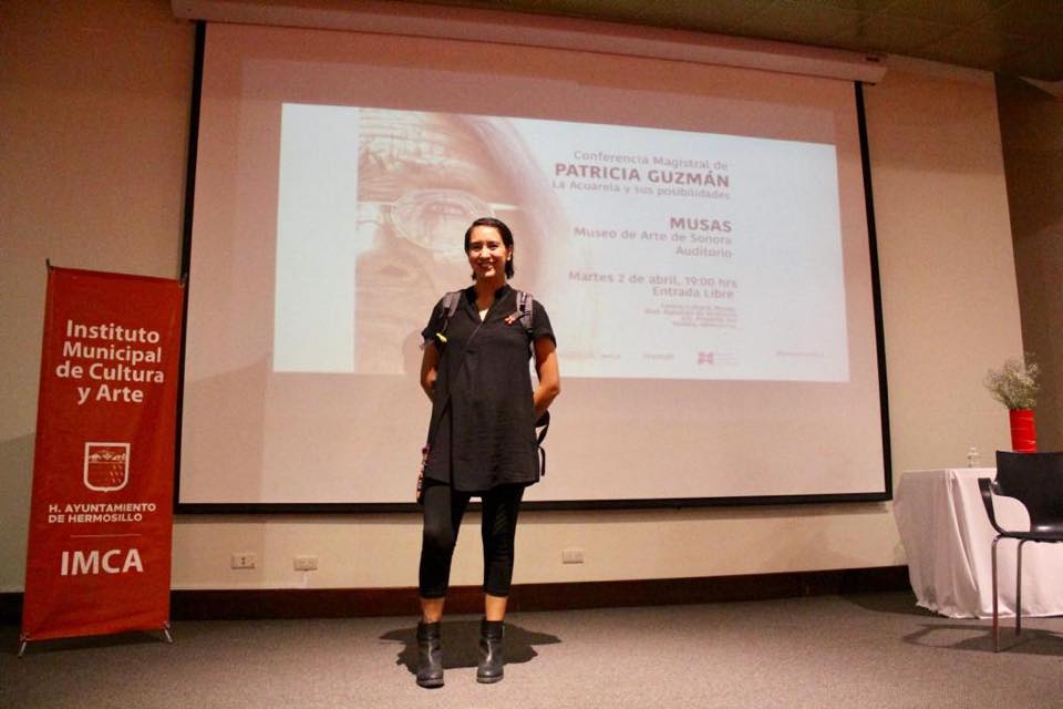 Conferencia Magistral de Patricia Guzmán: “ La Acuarela y sus Posibilidades”.