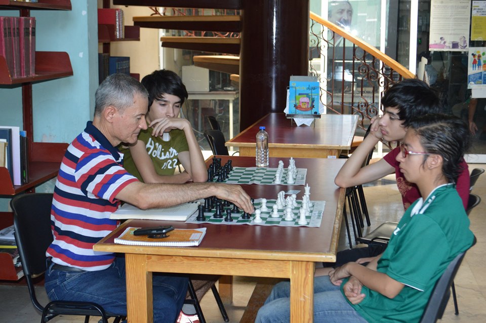 Taller de ajedrez en Bibliotecas Públicas Municipales