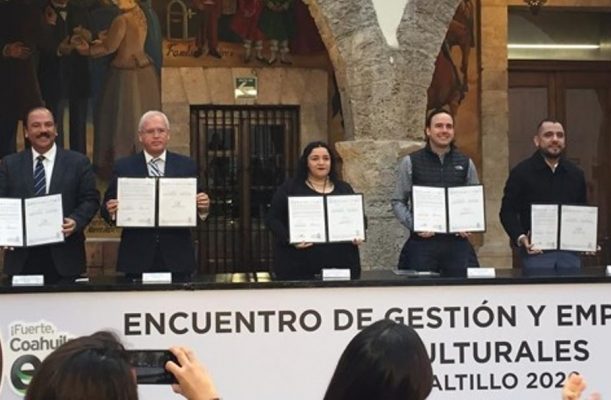 Firman convenio de colaboración institutos de cultura de Saltillo y Hermosillo