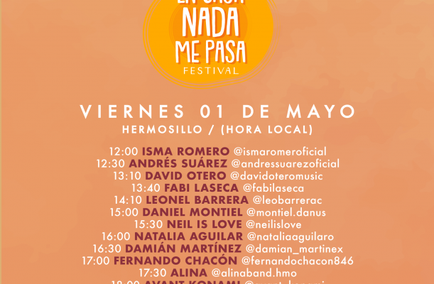 #EnCasaNadaMePasaFestival01 de mayo