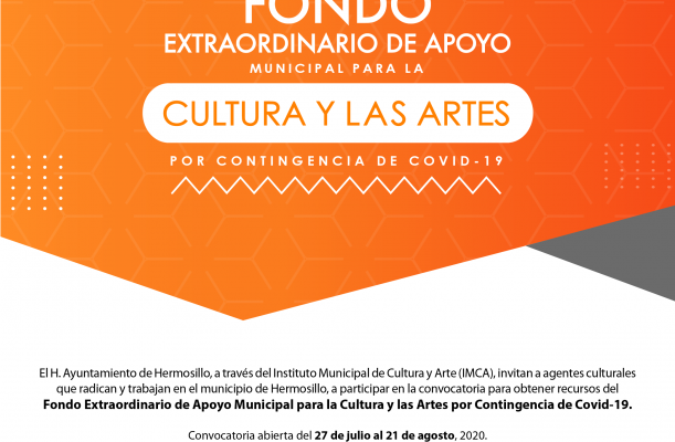 FONDO EXTRAORDINARIO DE APOYO MUNICIPAL PARA LA CULTURA Y LAS ARTES POR CONTINGENCIA DE COVID-19